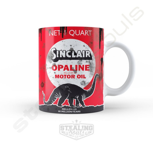 Taza De Porcelana Fierrera - Sinclair #03 | Oil - Aceite