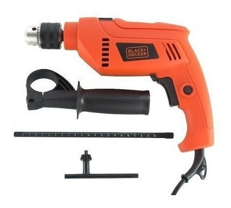 Imagen 5 de 6 de Taladro 13 Mm Percutor Black Decker 650w Hd650