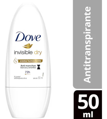 Dove Desodorante Roll on Invisible Dry 50 ml