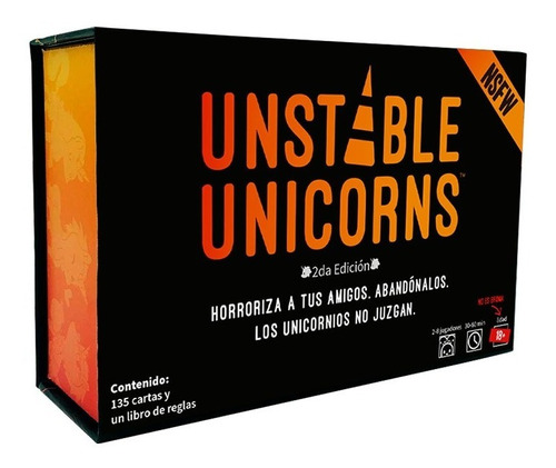Unstable Unicorns Nsfw: Juego Mesa Para La Familia Y Amigos
