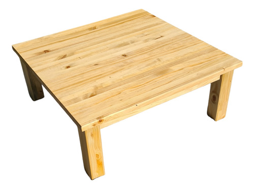 Imagen 2 de 3 de Mesa De Centro Pino Radiata Vitrificada