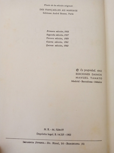 El Libro De Los Novios Marc Disolin Daimon (Usado)