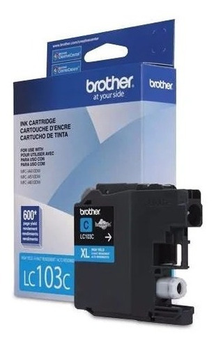 Cartucho De Tinta Brother N° Lc103 Xl Cyan