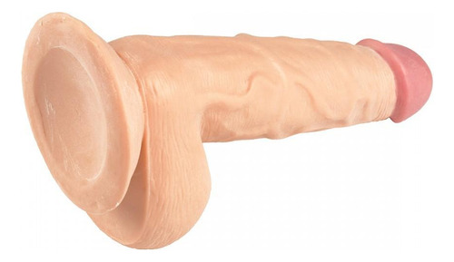 Pene grande, grueso, suave y flexible, realista, 24 x 4,5 cm