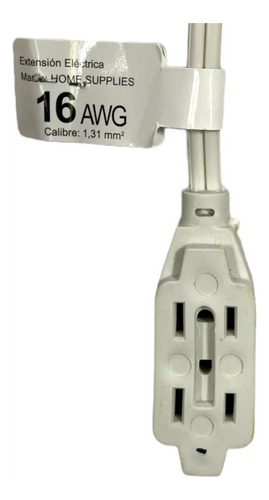Extension Electrica Hhs-xb5 Home Supplies Color Blanco
