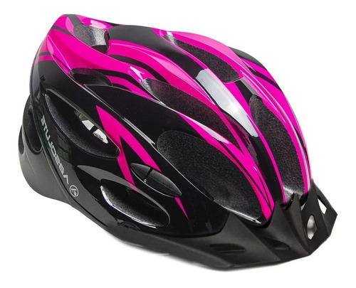 Capacete Ciclismo Bike Absolute Nero Led Preto Fosco Oferta