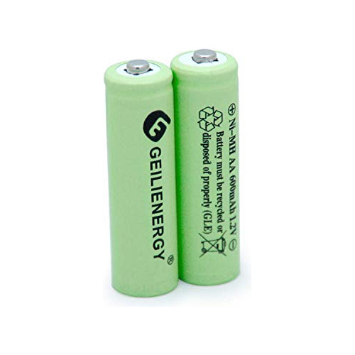 Pilas Aa Nimh Recargables De 600mah 1.2v Luces Solares,...