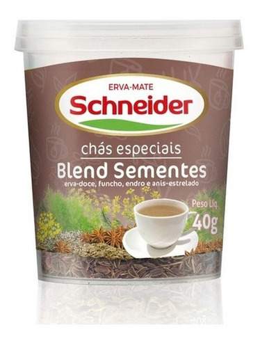 Infusão Chá Especiais Schneider Blend Sementes Chimarrão