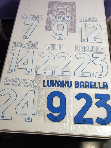 Numeros Del Inter Milan 21/22 Oficiales 