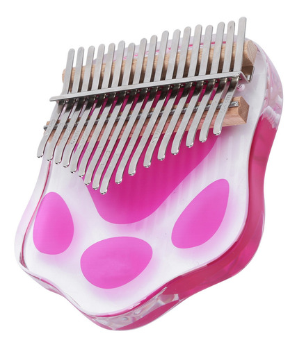 Juego De Piano Kalimba Para Pulgares, 17 Teclas, Acrílico, P