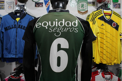 Camiseta Seguros La Equidad 2008 #6 Talla S 