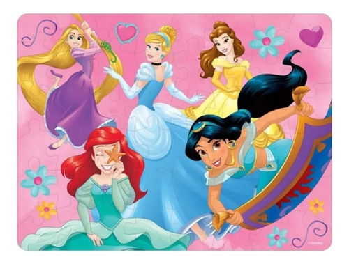 Novelty Corp Rompecabezas Lenticular Princesas 48 Piezas