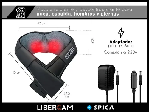 Masajeador eléctrico descontracturante deals