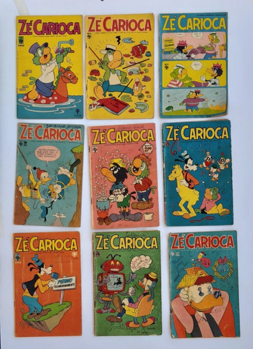  Zé Carioca 1975 Abril Com 4 Hq´s Gibis Raros Frete Grátis