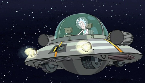 Hot Wheels Premium, Rick's Ship, Rick And Morty