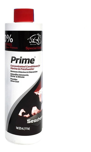 Prime 325ml Bonus Seachem Acondicionador Para Acuarios