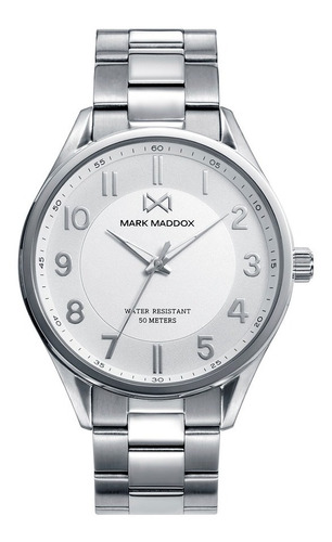 Reloj Mark Maddox Hombre De Lujo En Acero