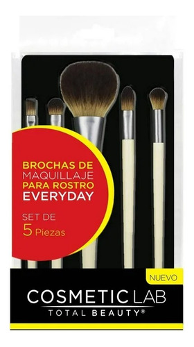 2 Pza Brochas Para Maquillaje Cosmetic Lab Total Beauty Mode