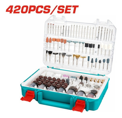 Kit Set Para Fresador 420 Piezas Marca Total Tools