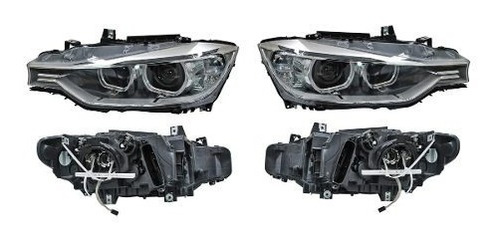 Par Juego Faros Bmw Serie 3  2012 - 2015 P/xenon C/motor Xry