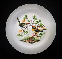 Comprar Antiguo Plato Ingles De Porcelana Fina Motivos Aves! Oferta!