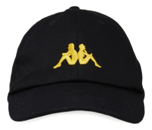 Authentic Gorra Meppel Unisex Negro Kappa Kappa