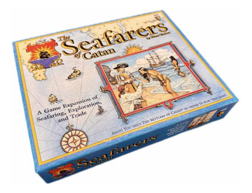 Jogo Seafarers Of Catan C/ Expansão Para 6 Jogadores Usado