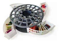 Comprar Caja Organizadora De Bobinas Planas De Bordado +48 Bobinas!!