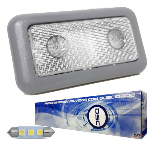 Lanterna Luz Teto Fiat Uno Way 2009 2010 2011 2012 2013 +led