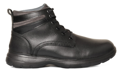 Zapato Botin Bota Hombre Casual Rokino 3206 Liso Negro Gnv®