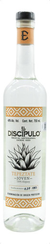 Mezcal El Discipulo Tepeztate Artesanal Oaxaqueño 750ml