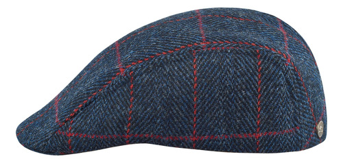 Sterkowski Norte Scally Cap | Harris Tweed Gorra Plana Con O