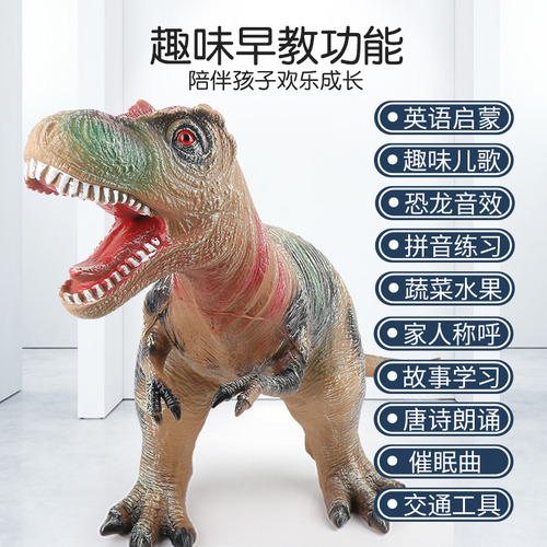 Dinosaurio De Juguete Realista De 40 Cm - Triángulo