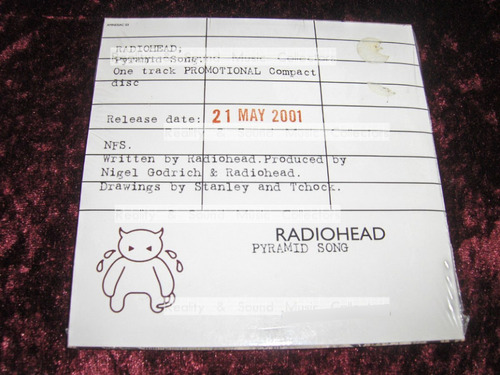 Radiohead Pyramid Song Cd Single Promo Original De Coleccion (Usado)