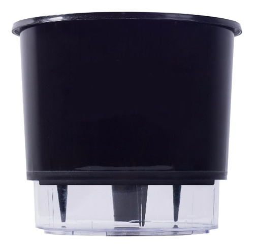 Vaso Raiz Auto Irrigável N4 21x18cm Preto Autoirrigável