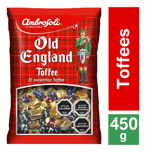 Caramelos Toffee Old England Surtido Bolsa 450 Gr