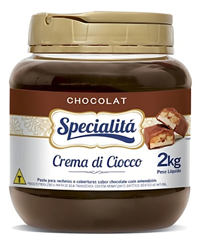 Pasta Crema Di Ciocco 2kg Speciallitá - Tipo Bombom