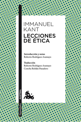 Libro Lecciones De Ã©tica - Kant, Immanuel