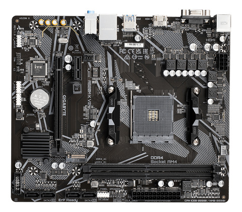 Tarjeta Madre Gigabyte A520m K V2 Amd Am4 Ddr4 Micro-atx