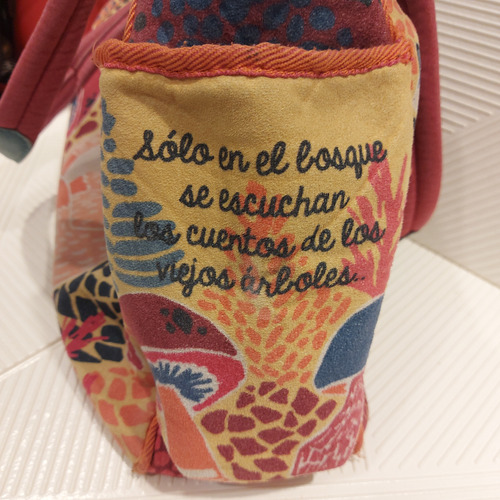 Cartera Bolso Simones Bosque Impecable Multicolor Bosqur (Usado)