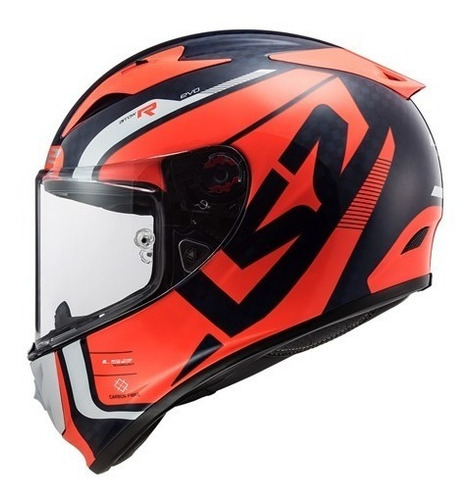 Casco Ls2 Ff323 Arrow Sting Hivision 100% Carbono Moto Gp Md