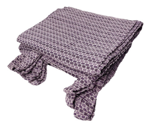 Juego De Cortina Rustica Tejida, 150x220 Cm