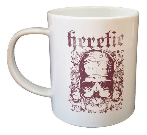 Taza De Plastico Heretic Skull Design Art