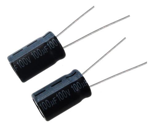 Condensador Electrolitico 100uf 100v Capacitor Lote 20 Unids