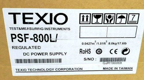 New Texio Psf-800l Psf-l Series Regulated Dc Power Suppl Bbz