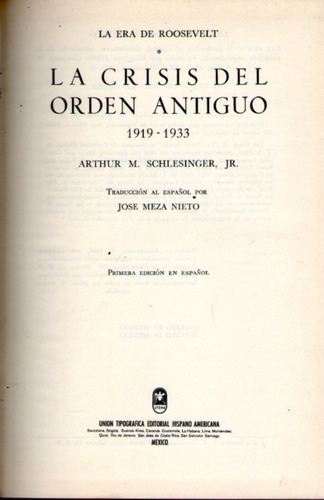 La Crisis Del Orden Antiguo 1919-1933