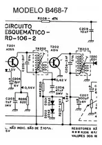 Comprar Esquema Radio Philco B468 7 B 468 Rd106  Rd 106 2  Em Pdf   