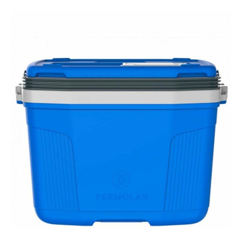 Imagem 3 de 5 de Caixa Térmica Suv 20 Litros Cooler Termolar Azul E Cinza