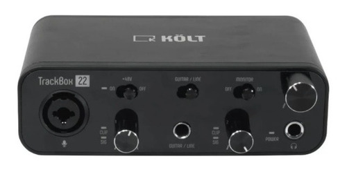 Interface De Áudio Kolt Trackbox 22 Usb-c 2 Canais