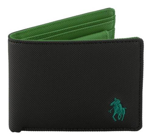 Imagen 3 de 5 de Cartera Hpc Polo En Tejido Texturizado Con Logo